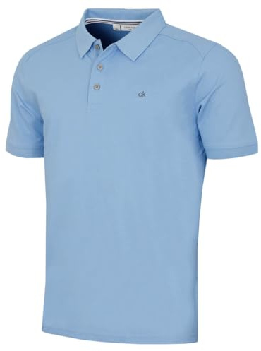 Calvin Klein Mens Campus Polo Shirt - Sky - XXXL
