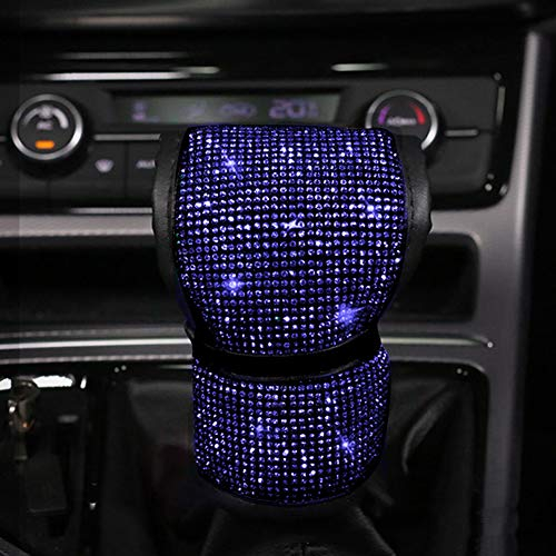 MoreChioce Bling Bling Strass Auto Schaltknauf Dekoration Abdeckung, Universal Glitzer Diamant Luxuriös Auto Innenraum Dekoration Zubehör für Auto SUV LKW