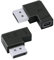 GINTOOYUN Mini Displayport Female to Displayport Male Adapter 8K Right Angle 90 Degree Mini DP Female to DP Male Audio and Video Adapter for Desktop Hosts,Monitors,High-Definition TV etc(Style 1)