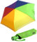 iX-brella Automatik Kinderschirm Safety Reflex extra leicht - Regenbogen