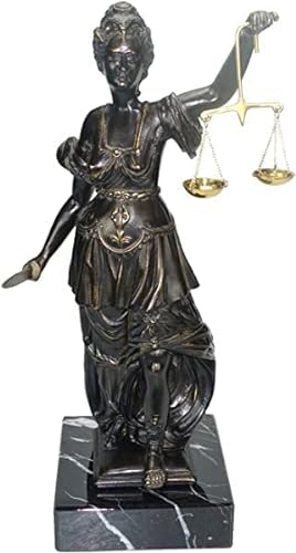 Henecka Justitia Büste - Büsten und Skulpturen - Personalisierbar - Statue - Handmade - Bronze - pat. - 29cm