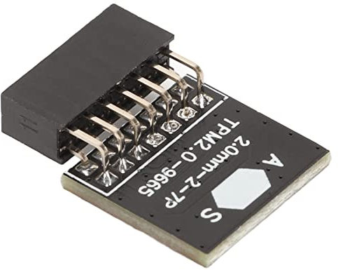 TPM2.0 Module SPEC 14 Pin Module Support DDR4, DDR3, 2x7P Security Module for Asus, 11 Motherboards, for X570, B550, A520 Series, X470, B450 Series