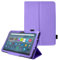 TECHGEAR Smart Case Designed For All New Amazon Fire Max 11 (2023 / 13th Generation) Slim PU Leather Folio Smart Stand Case Cover with Hand Strap & Auto Wake/Sleep [Purple]
