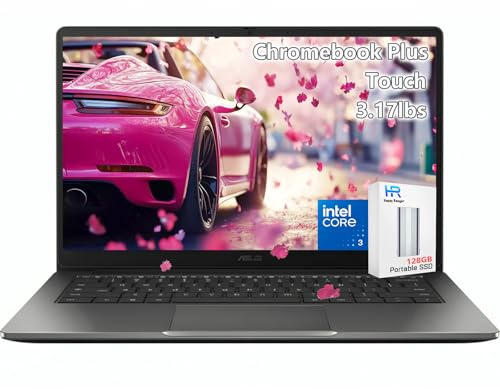 ASUS Penna stilo per Chromebook Flip Touchsceen – Display IPS WUXGA da 16 – Tastiera retroilluminata – Intel Core i3-1215U – Google Chromebook Tablet 2 in 1 – Thunderbolt 4 USB C – Wi-Fi 6 (8 GB RAM