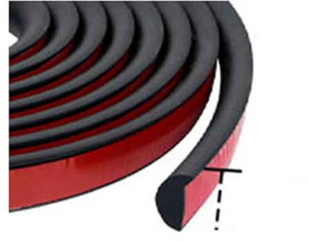 ZFISH Universal Auto Kotflügelverbreiterungen Bögen Flügel Expander Auto Kotflügel Rad Augenbraue Anti-kollision Schlamm Schutz Dichtstoffe Gummi Dichtung Streifen-D typ 3 meter