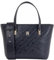 Tommy Hilfiger Damen Handtasche Tasche Henkeltasche TH Refined Mini Tote Blau