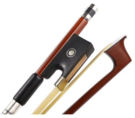 YoungMonic Archetto per violino 3/4 e 4/4, qualità AAA, crine di cavallo mongolo, in legno di Brasile, leggero, con tono profondo e potente per violini di livello avanzato (3/4)