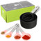 Acooruiteng Measuring Cups and Spoons Set Measuring Spoons Measuring Spoons Sets Measuring Cup Measurements Set Measuring Cups for Baking with Stainless Steel Handle for Baking Liquid and Solid 8 Pcs