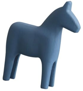 Garneck Geschnitztes Holzpferd Dekoratives Pferdestatuen Ornament Aus Holz Für Tischdekoration Und Kinderzimmerdekoration