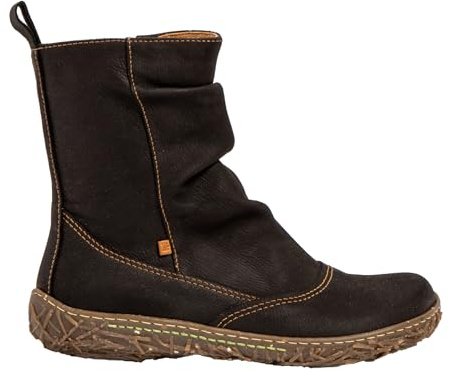 El Naturalista N722 Nido Damenstiefel, Schwarz, Größe 37, Breite, Schwarz, 37 EU Ancho