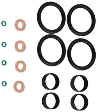 Einspritzdüsen 16 Stücke Kraftstoff Injektor Dichtung Washer O Ring Set Für Peugeot 107 2005-2014 2S6Q6L00 4AA 1204698 1982F7 Einspritzventil