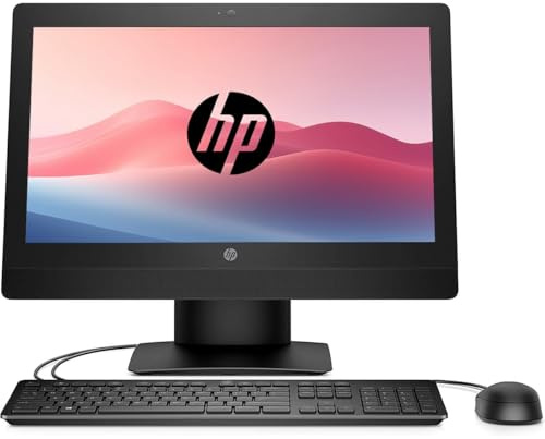 HP ProOne 600 G3 All in One Desktop Computer PC, Mit 21.5-Zoll-Monitor, Intel Core i5-6500, 8GB RAM, 256GB SSD, US Tastatur, Windows 11 Pro (Generalüberholt)