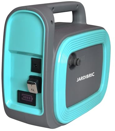 Jardibric - Pompe Récupérateur Eau de Pluie 12V Batterie Rechargeable - Pompe Arrosage Cuve 660 L/h