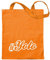 Kiwistar - Baumwolltasche - mandarin - Yolo - You only live once - Tragetasche Stoffbeutel Umhängetasche langer Henkel