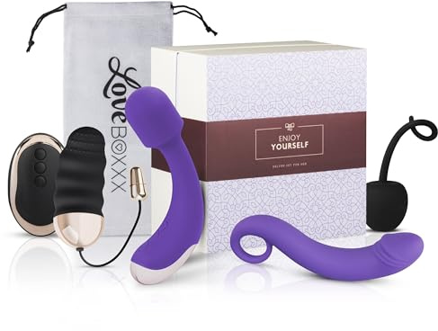 LOVEBOXXX Solo Box Sex Toy for Women, Pink, Transparent, One Size