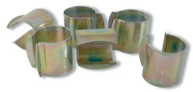 Lot de 30 clips de fixation pour serre - diamètre 25 mm