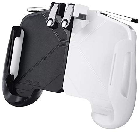 C-FUNN 2-in-1 Gamepad Controller Griff L1R1 Shooter Auslöser Knopf für Pubg Spiele Mobile für Android iOS Smartphone