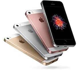 Apple iPhone SE Smartphone 128GB 4 Zoll IPS Retina-Touchscreen, 12 MP Kamera, Farbe Grau (Grey)(Generalüberholt)