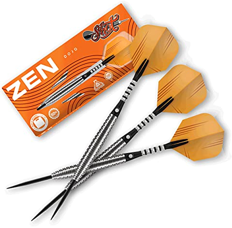 Shot Steel Darts Zen Dojo 80% Tungsten Steeltip Darts Steeldart (23 Gr)