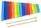 A-Star 15-Noten-buntes hölzernes Regenbogen-Sopran-Diatonisches Xylophon mit zwei Holzschlägeln – G5 bis G7