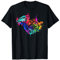 Buntes Waldhorn Musiker Horn Instrument T-Shirt