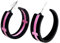 MayDee Ohrringe - Aluminiumfrei, Hoop, Weiß, Rund, Cosplay, Tokyo Revengers, Unisex, 2 Count