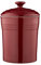 Barbary & Oak BO875007RED Foundry Medium Storage Jar in Ceramic Stoneware, 23cm, Bordeaux Red
