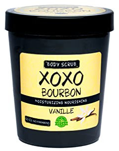 XOXO | Körperpeeling für eingewachsene Haare | Cellulite Remodeling | Angereichert mit Sheabutter | Vegan, kein SLS, keine Parabene, für alle Hauttypen 1 x 200 ml (Vanille)