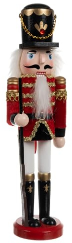 Ruhhy Nussknacker Figur Holz Weihnachten 30cm Nussknacker Soldat 20359
