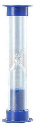 Sanduhr aus Kunststoff, Sanduhr, 30 Sekunden, 1 Min., 2 Minuten, 3 Minuten, 5 Minuten, 10 Minuten