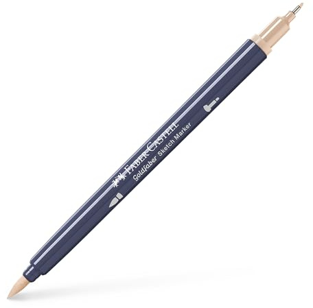 Faber-Castell Creative Studio Goldfaber Sketch Marker Sand Single Marker für Kunst Handwerk Zeichnen Skizzieren Zuhause Schule Uni Ausmalen