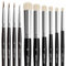 Fine Detail Brushes with Drybrush Set, 10 Miniature Paint Brush for Fine Detailing, Art Painting, Models, Acrylic, Watercolour, Miniatures, Oil, Figures. (Golden Maple Series）