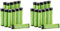 Amazon Basics AAA-Batterien, wiederaufladbar, 800 mAh, vorgeladen, 12 Stück (Packung mit 2)