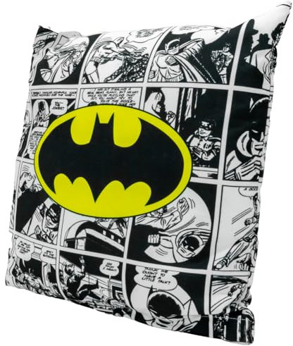 Carbotex Batman Comic Kissenbezug 40 x 40cm schwarz/weiß