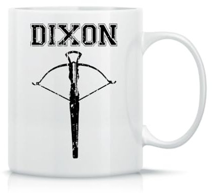 Moonai Crossbow Daryl Dixon The Walking Dead Tasse à Thé à Café En Céramique Classique Blanc Noir Rose Magie 330ml