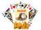 no/no Baseball America Teamwork Gold Poker Spielkarte Klassisches Spiel
