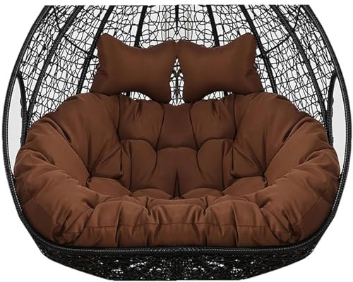 Ersatz-Eier-Hängesessel-Kissen, Wasserdichtes Sitzkissen Für 2 Oder 3 Personen, Robuste Schaukelstuhl-Abdeckung Mit Reißverschluss-Sitzkissen Für Den Garten Im Freien Und Drinnen ( Color : E )