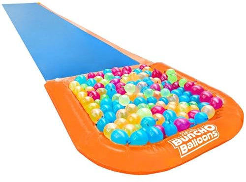 Bunnch O Balloons Water Slide Wipeout - Slide Into The Brightest Summer On Record With The Bunnch O Balloons Neon Colors Water Slide Wipeout.