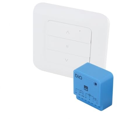 Kit Interruptor del obturador inalámbrico + Módulo de persiana DIO (433 MHz/Zigbee/BLE)