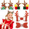 MELLIEX Lot de 6 pinces à cheveux de Noël antidérapantes pour filles et femmes