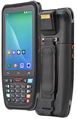 Barcode Scanner, PDA 3GB 32GB HD Handheld Scanner Bar Code Scanner With Charging Base for Fast and Accurate Scanning (UK Plug)