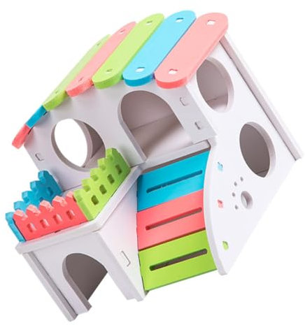 COLLBATH 2stücke Hamsterhaus Nagerheim Mit Natürlichem Material Für Kleine Haustiere Als Rückzugsort Und Für Zwerghamster Und Andere Kleintiere