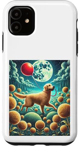 iPhone 11 Golden retriever’s secret garden Case