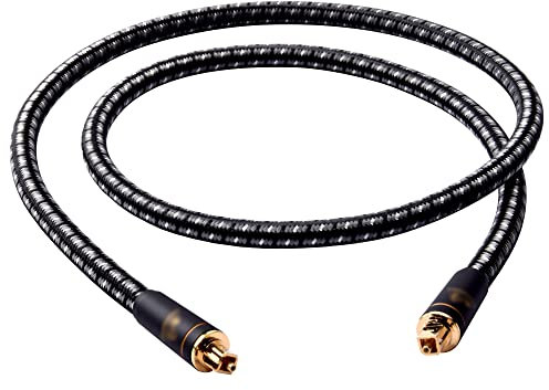 DREEK Hifi Optical Fiber Cable Digital Audio Video Cables(0.5 Meters)