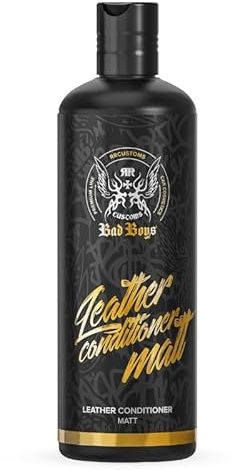 RR Customs Bad Boys Leather Conditioner für Glattleder - matte Lederpflege für Auto & Haushalt 0.5L