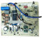 WVGFAUXA Platine, Kompatibel Mit CTTC-210901816-TCL-PCB 110596, Kompatibel Mit TCL, Klimaanlage PCB Platine A010283 V1.1 BPG.A.RP PG