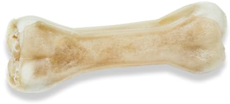 GUSTO PETS Kauknochen für Hund mit Huhn 12 cm - 100% Natürlicher Hundesnack, Zahnreinigung und Zahnfleischgesundheit, Ergänzungsfuttermittel ohne Zusatzstoffe, Hergestellt in der EU