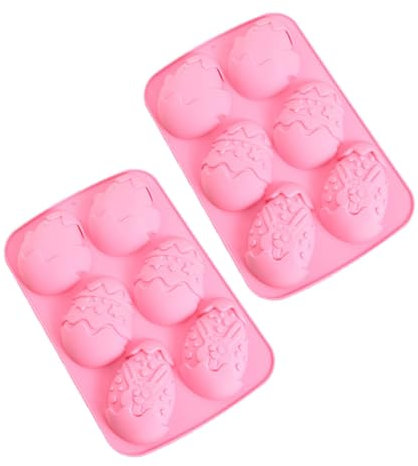DECHOUS 2pièces Lot De Moules à Gâteau Œuf De Pâques Pour Fondant Et Chocolat Outil De Pâtisserie Pour Maison