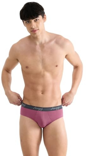 Sloggi Herren Unterhose Men Start Midi C Box, 2-Pack, 8, Violet - Light Combination