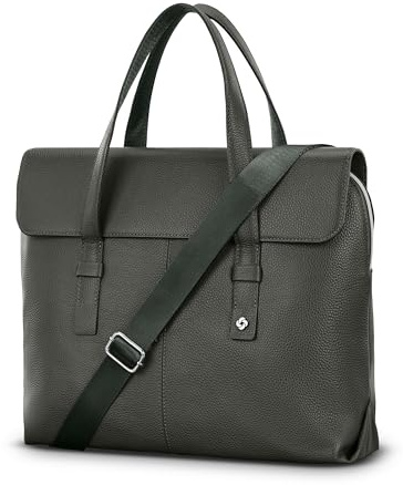 Samsonite Mobile Solution 2 Leather Convertible Briefcase - Black